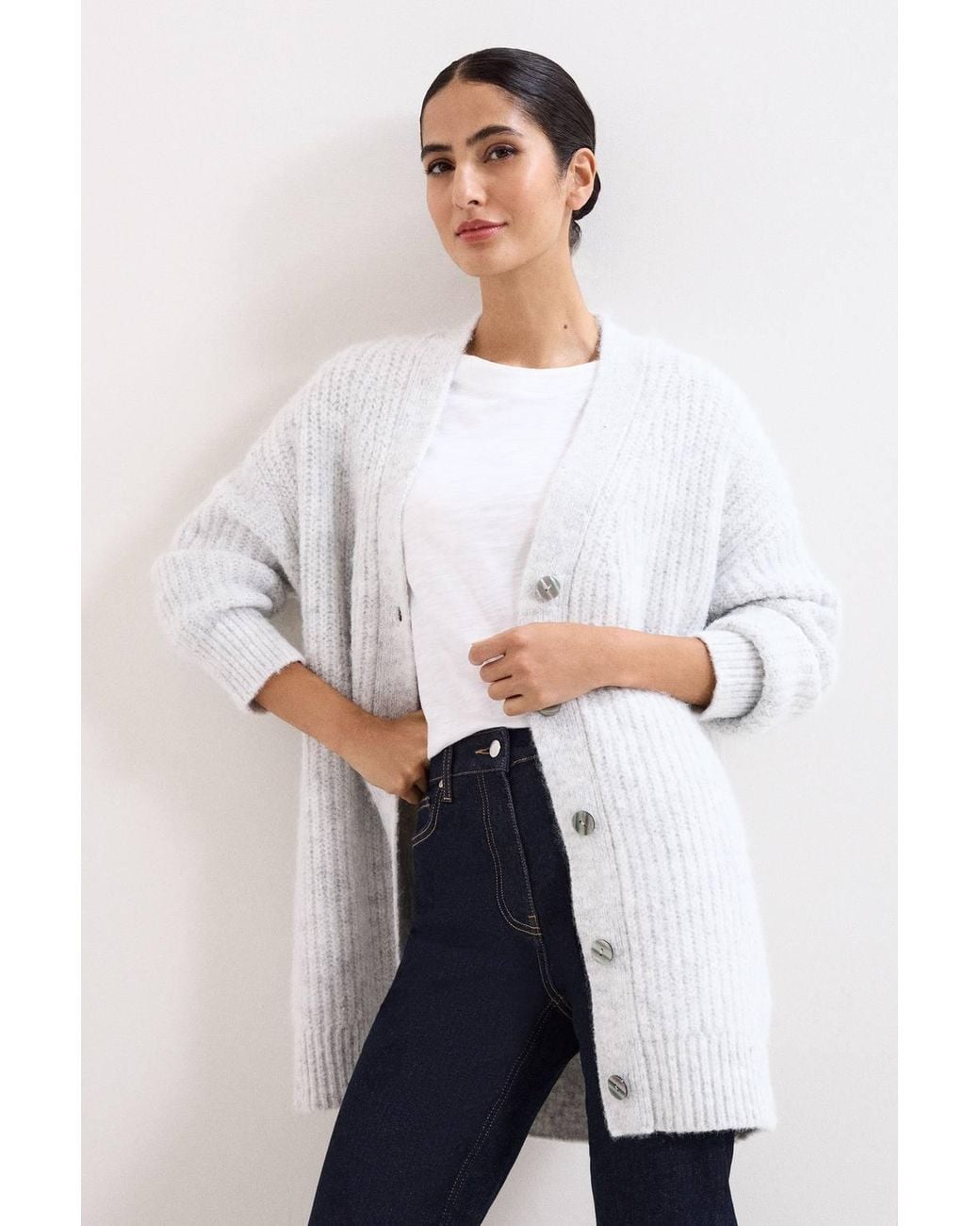 Phase Eight White Marianne Cardigan