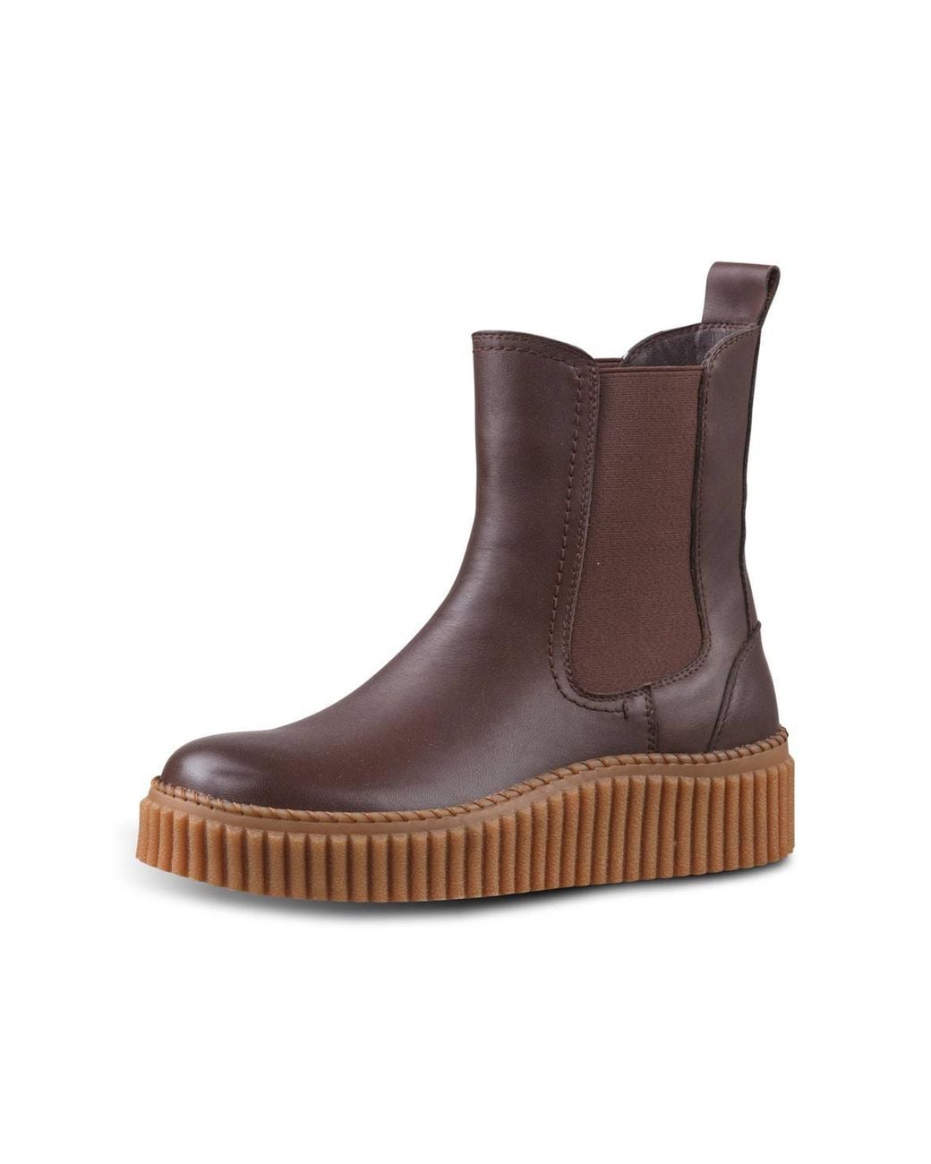 Ilse Jacobsen Brown Chelsea Boots Clay