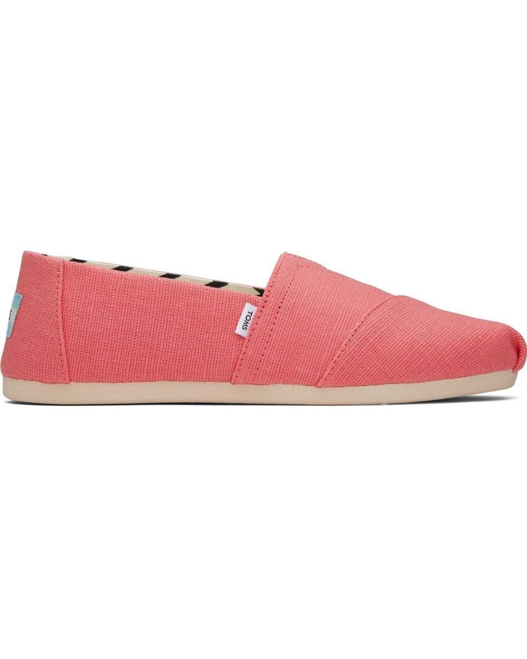 TOMS Pink Alpargata' Slip On Shoes