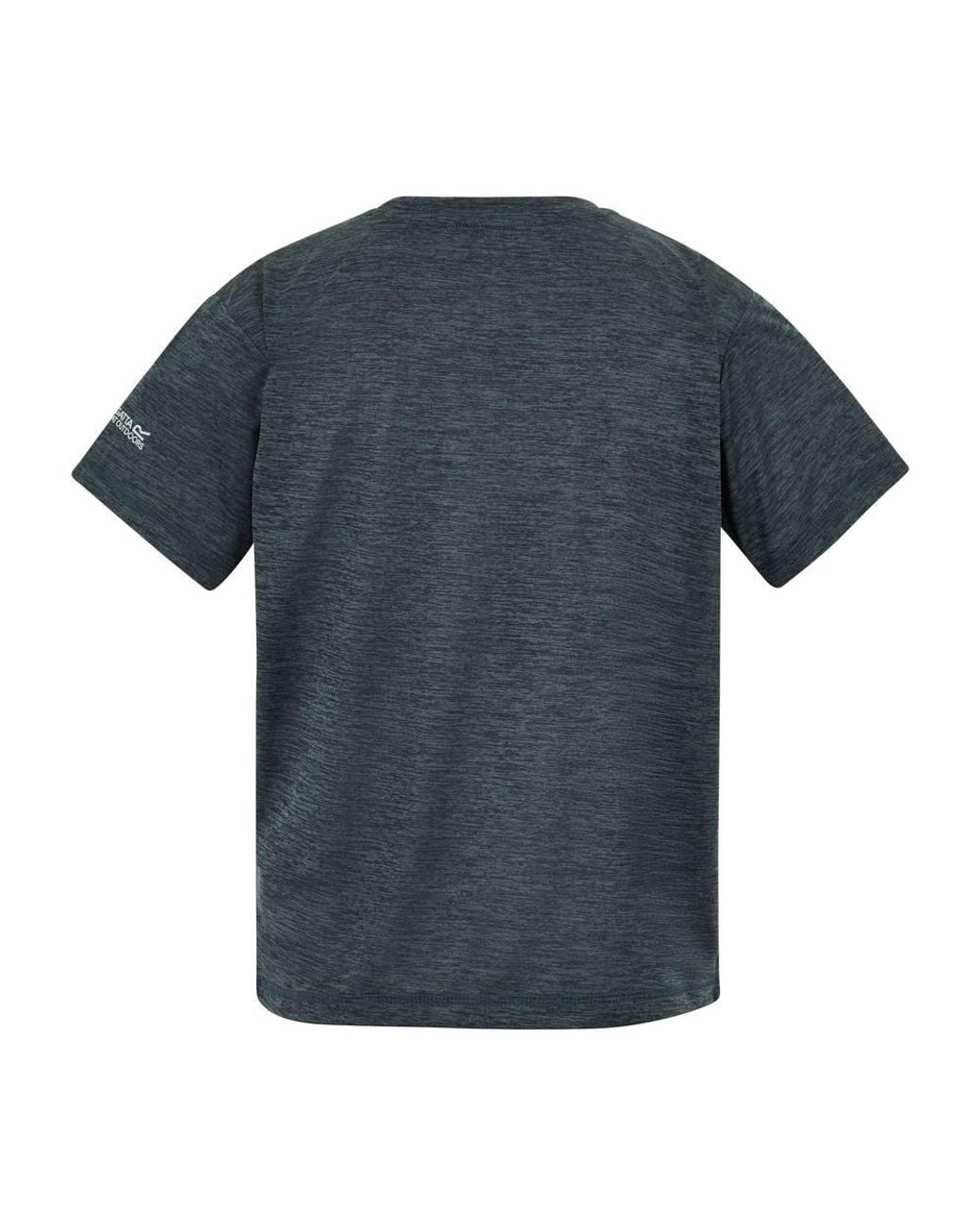 Regatta Black Alvarado Short Sleeved Graphic T-Shirt