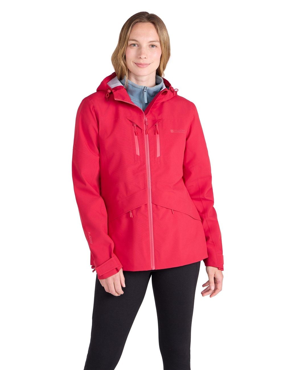 Mountain Warehouse Red 'Rhine Extreme' Waterproof Breathable Hooded 3 Layer Winter Jacket