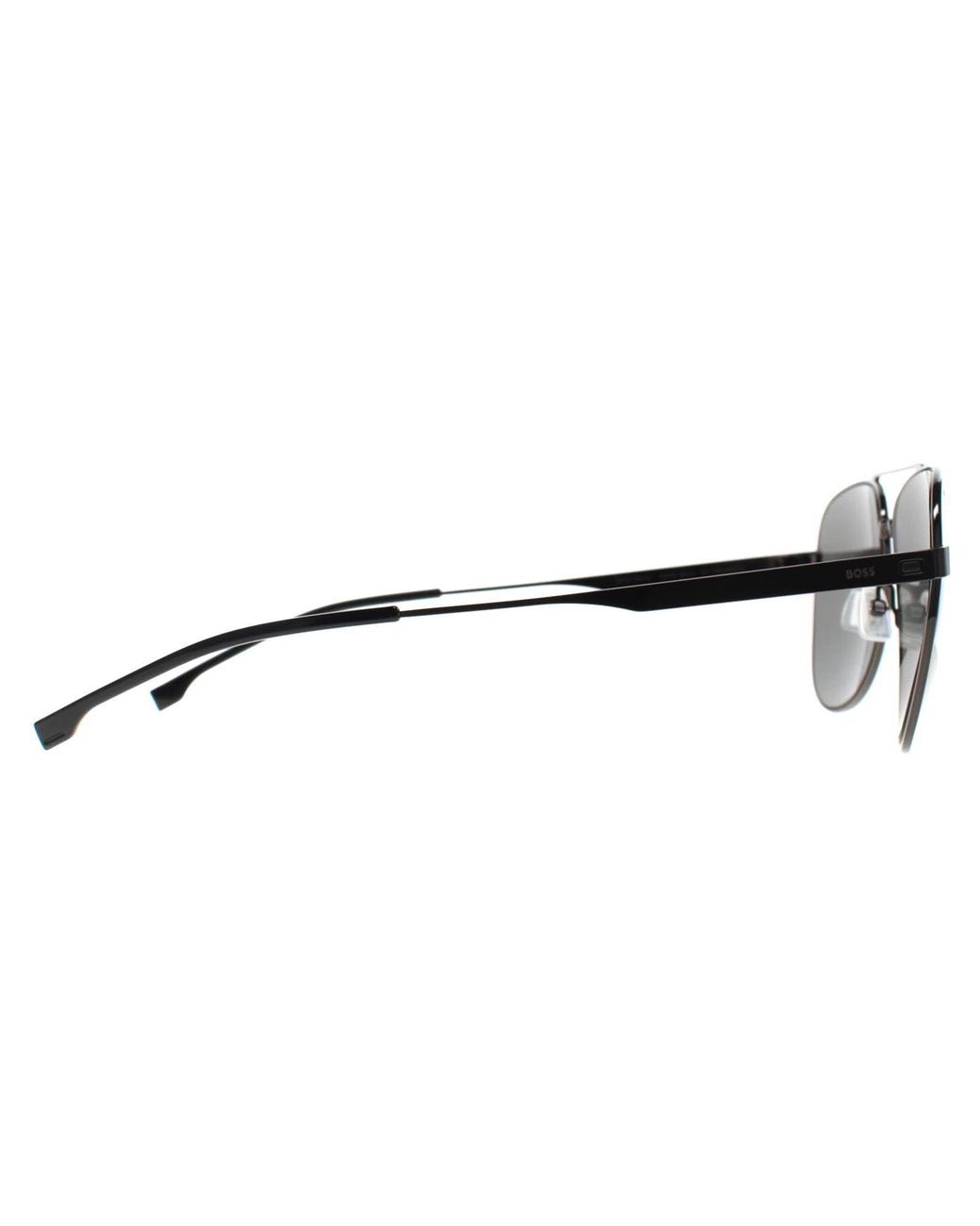 Boss Gray Aviator Ruthenium Polarized Boss 1641/S for men