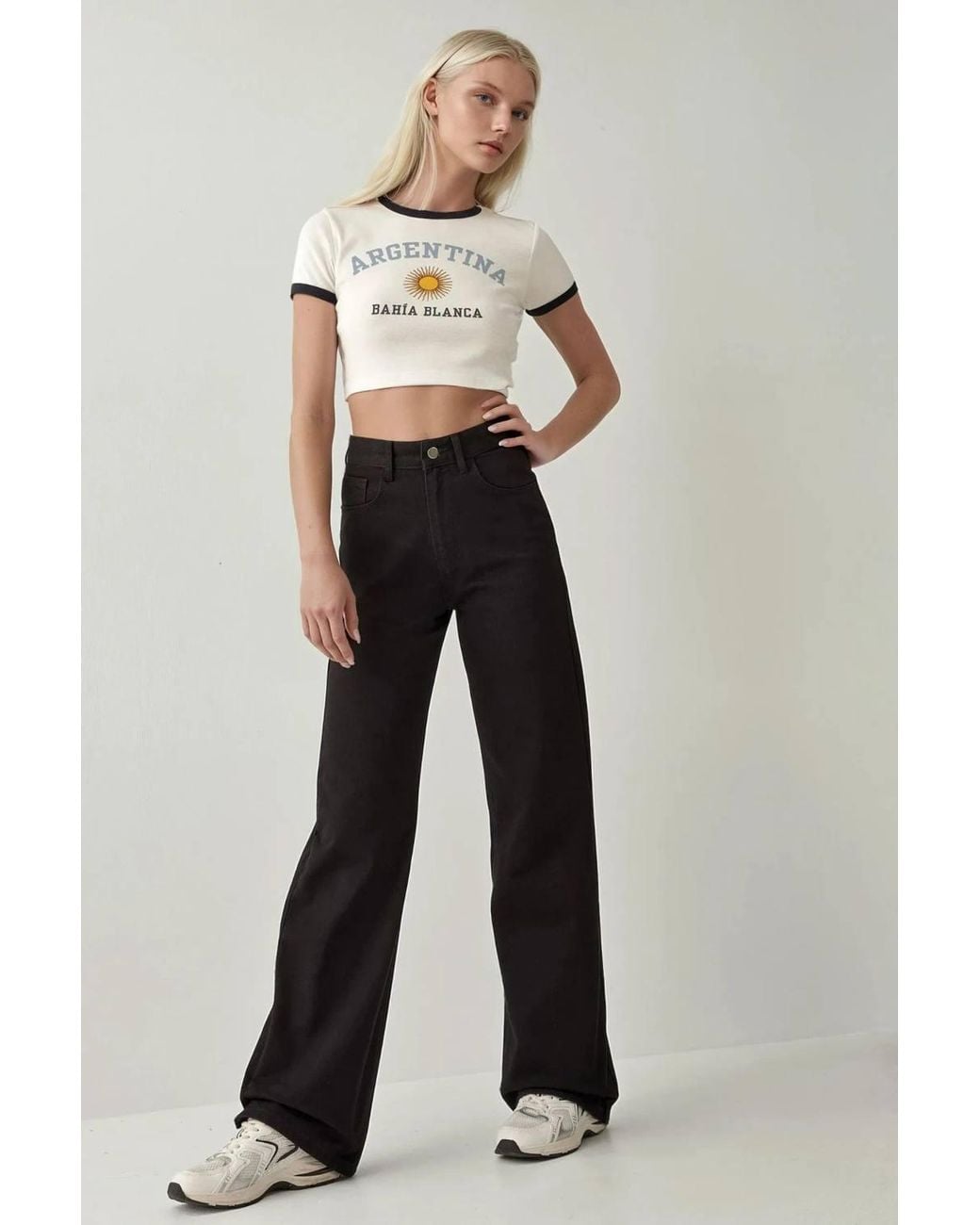Hiccup Black Straight Leg Denim Jeans