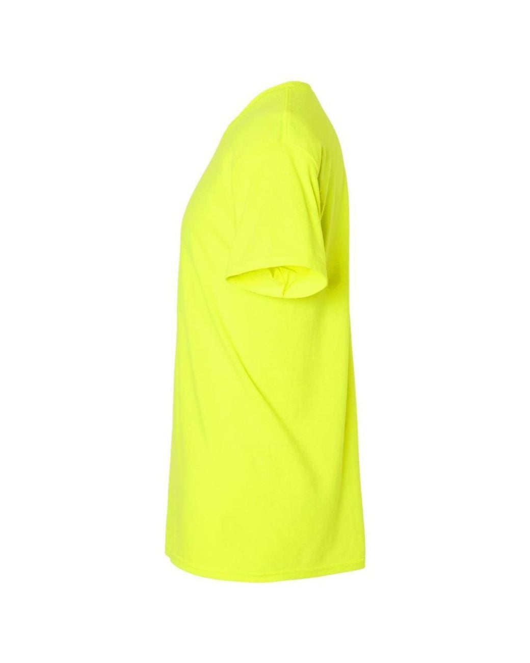 Gildan Yellow Plain Lightweight T-Shirt for men
