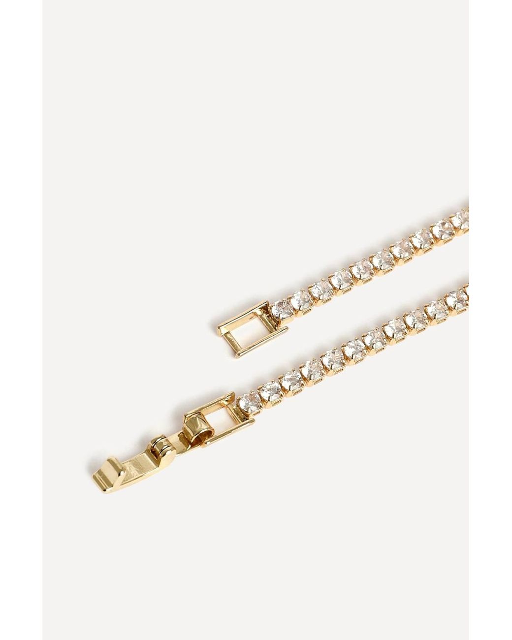 Linzi Natural Evermore V-Shape Tennis Necklace