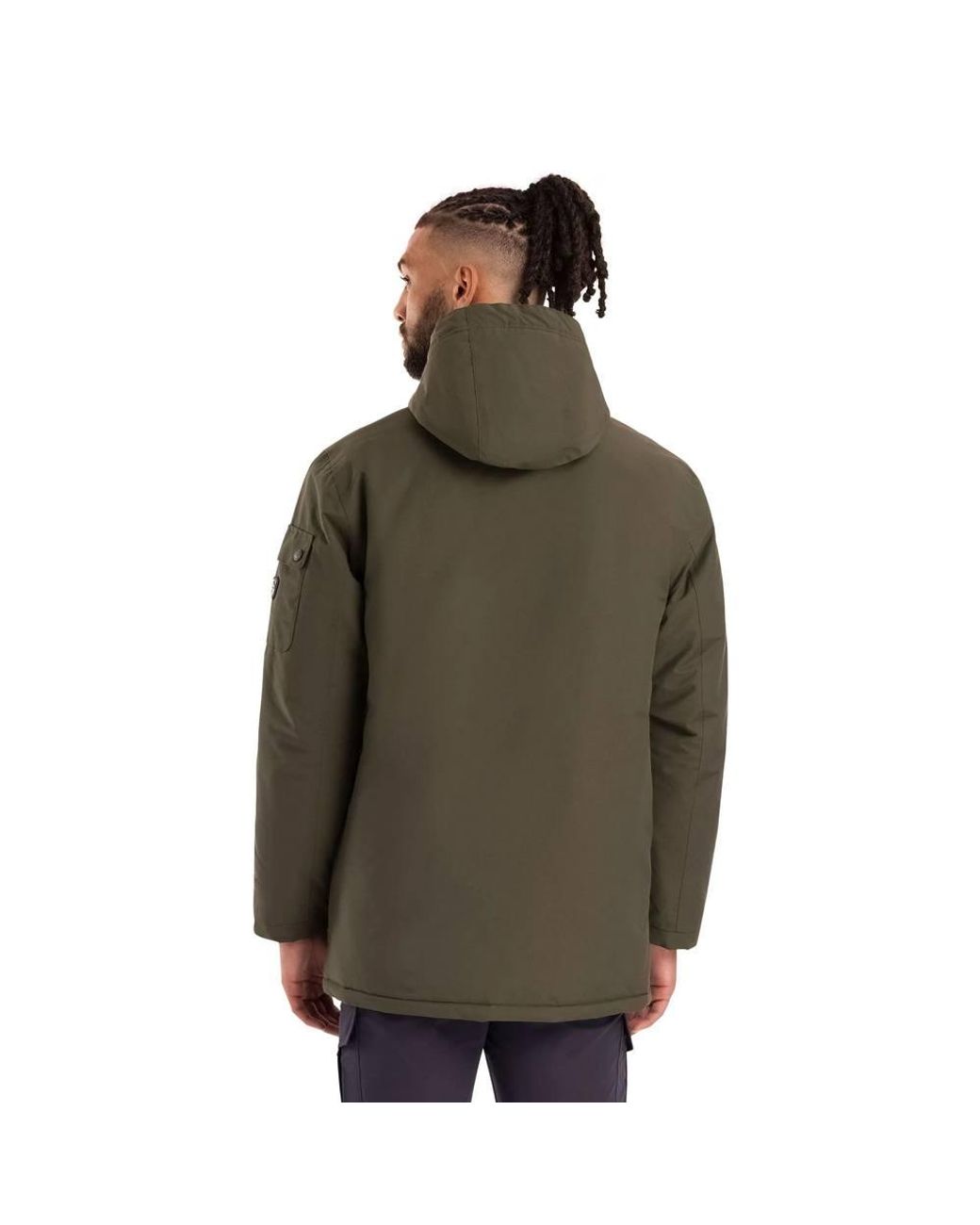 Trespass Green Stewart Waterproof Jacket for men