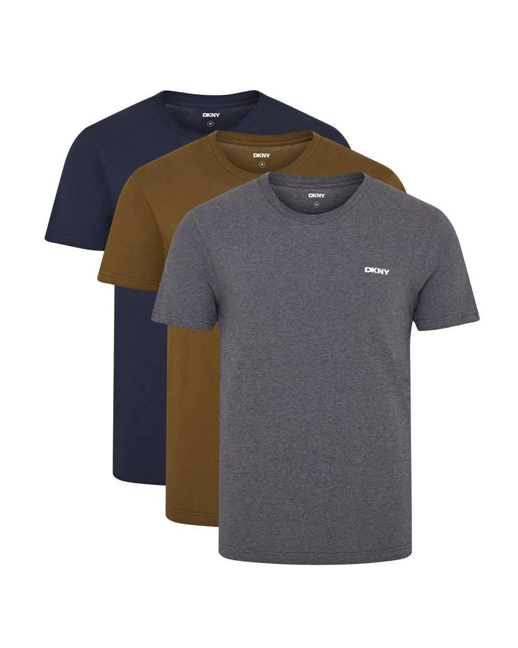 DKNY Gray 3 Pack Giants T-Shirts for men