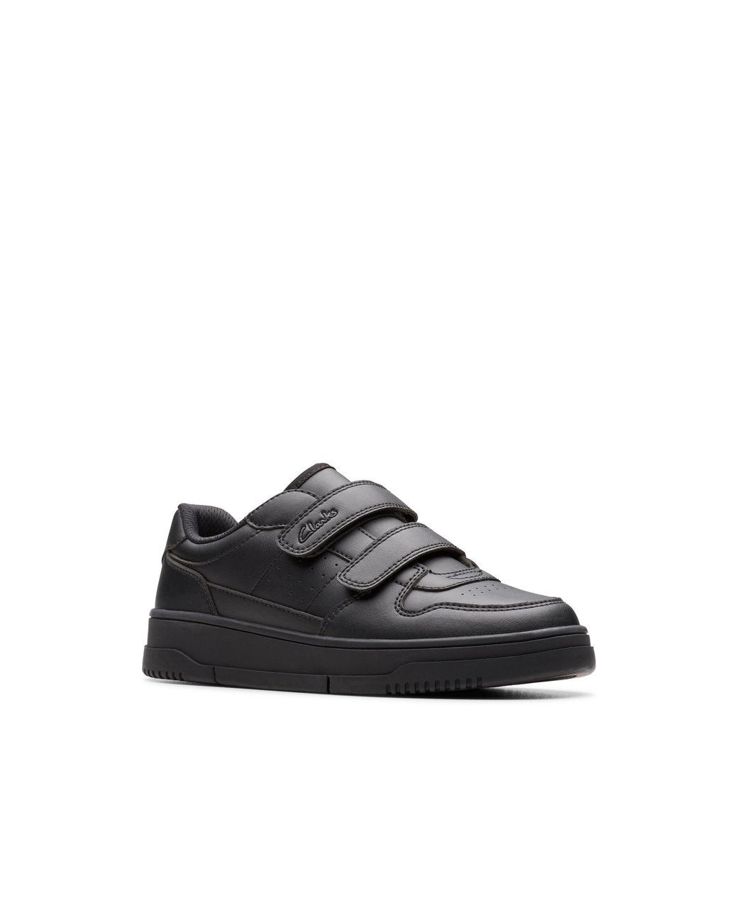 Clarks Black Canyon Sky Kid Trainers, Riptape, School Shoes