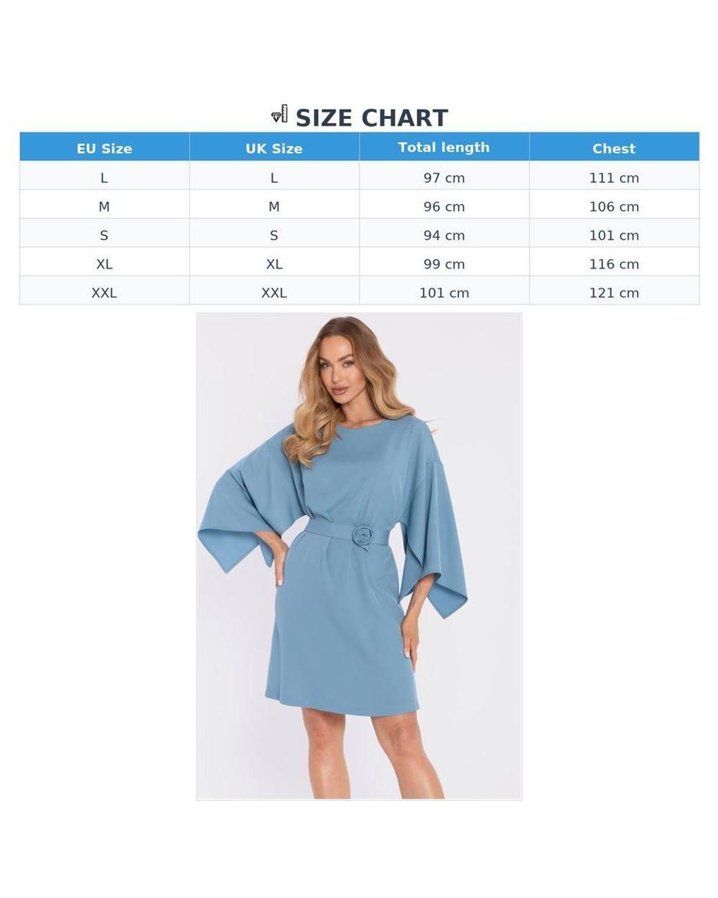 Love Lace Blue Stretch Midi Long Sleeve Dress