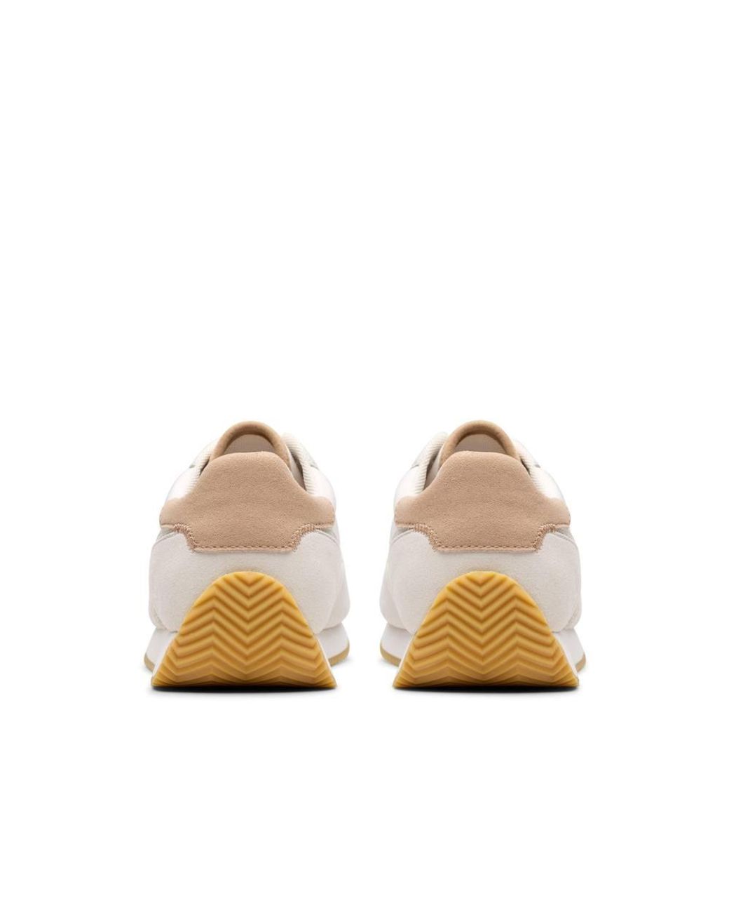 Clarks White Teirra Run Off- Trainers