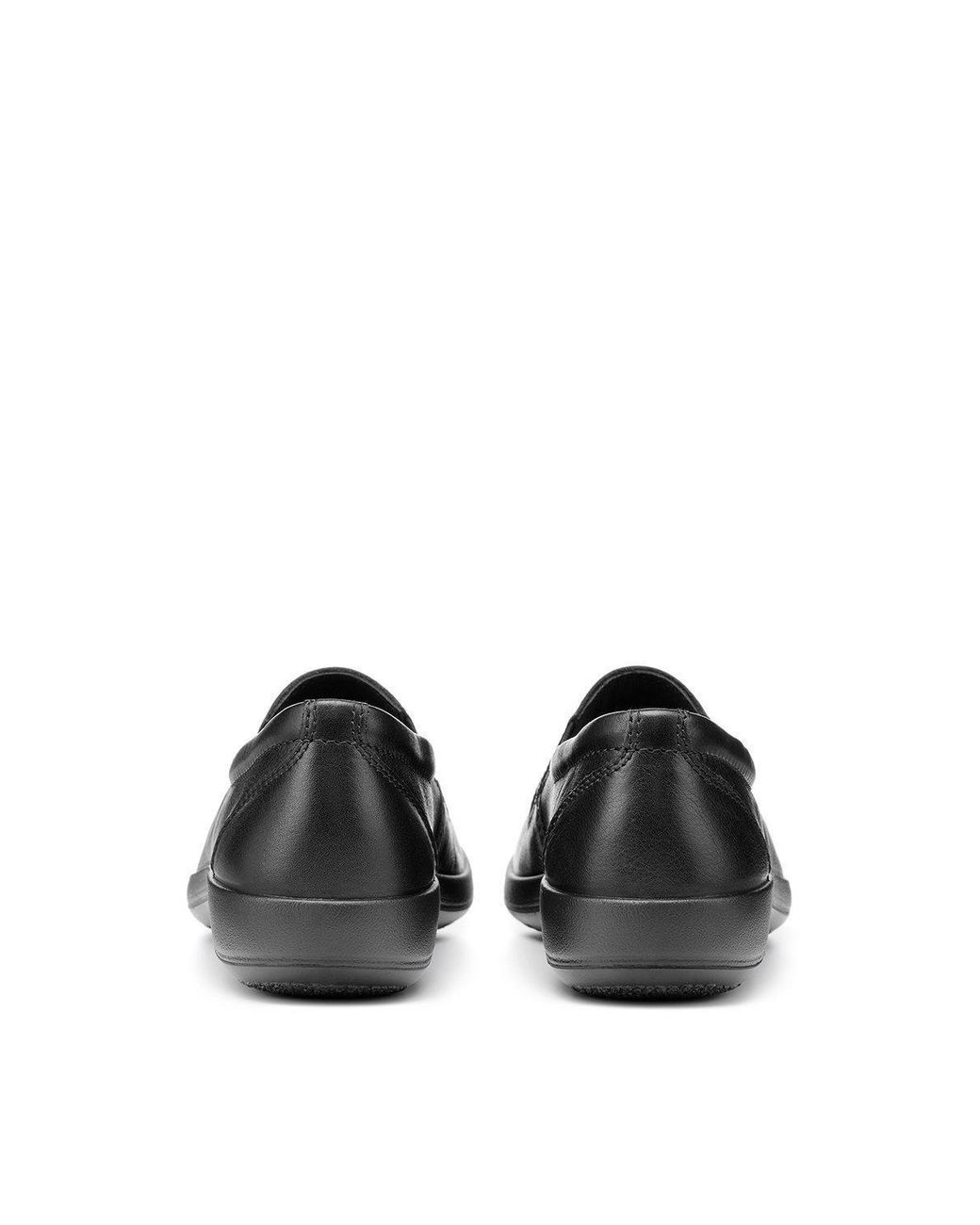 Hotter Black Extra Wide 'Glove Ii' Slip On Shoes