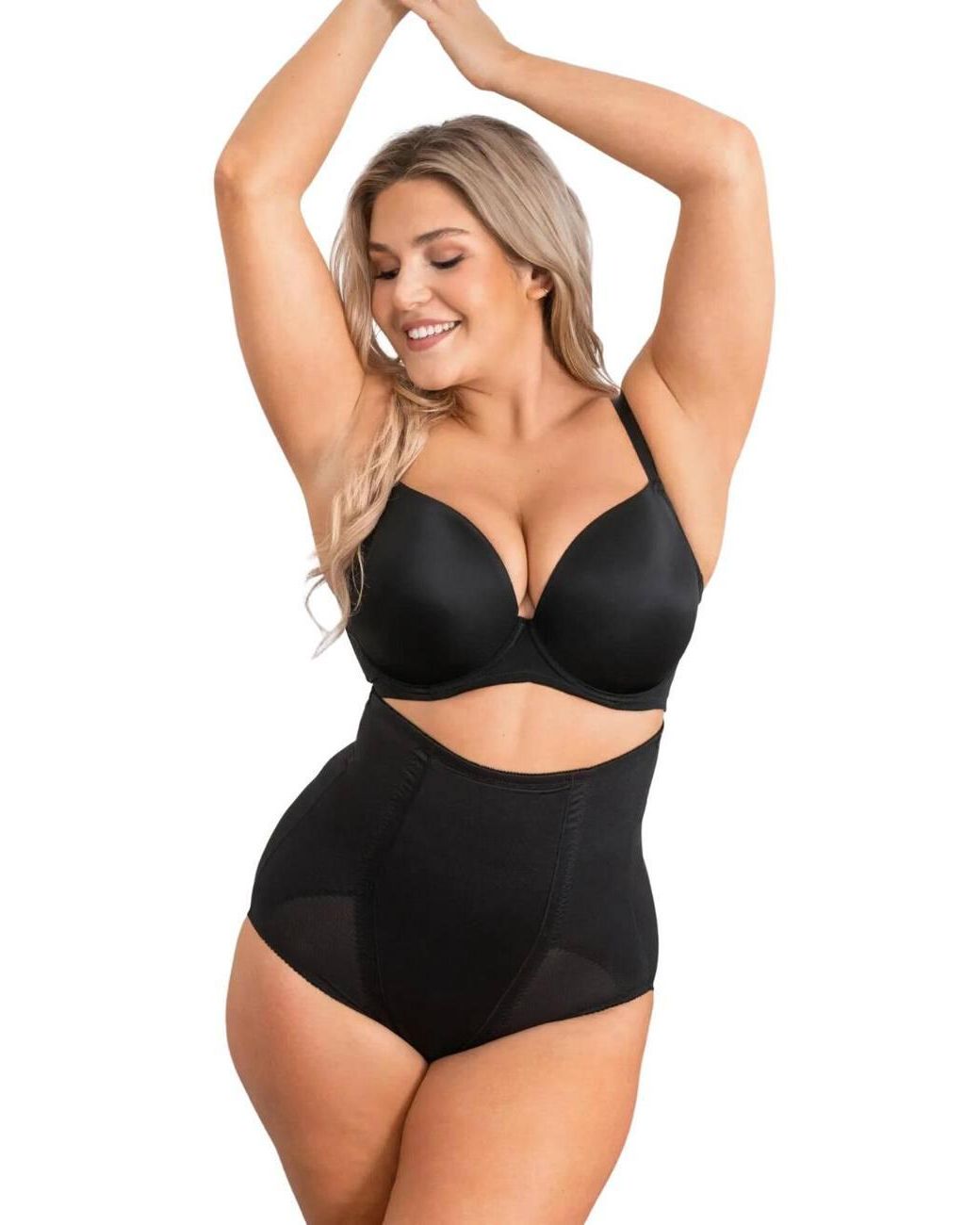 Pour Moi Blue Hourglass Firm Control High Waist Brief