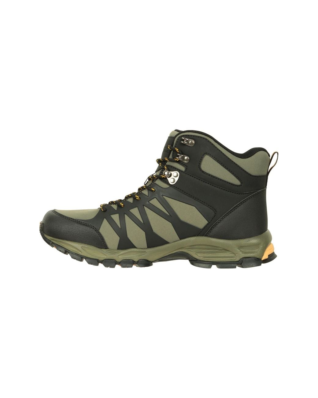 Mountain Warehouse Green Trekker Ii Waterproof Softshell Boots Walking Hiking for men