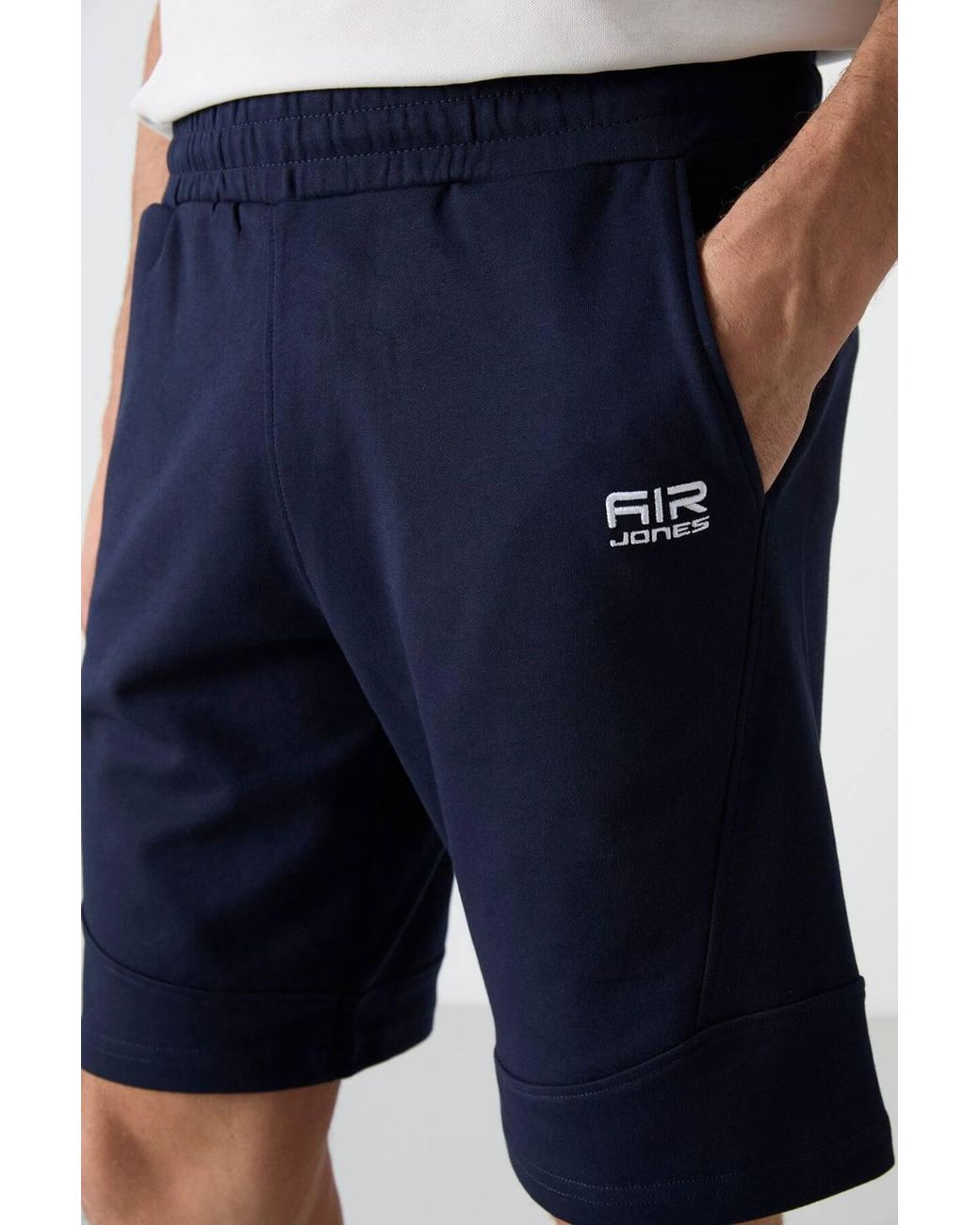 TOMMY LIFE Blue Pull-On Sweat Shorts for men