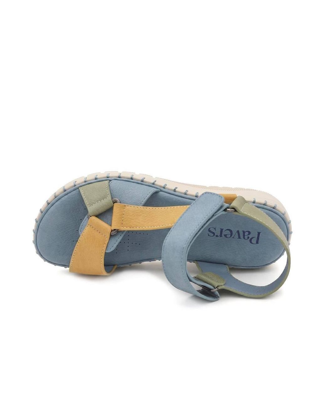 Pavers Blue Adjustable Fastening Cushioning Sandals