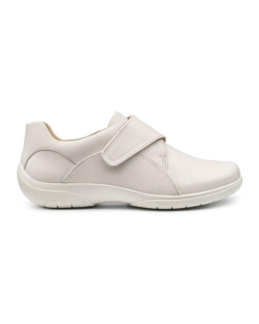 Hotter White Wide Fit 'Sugar Ii' Classic Casual Shoes