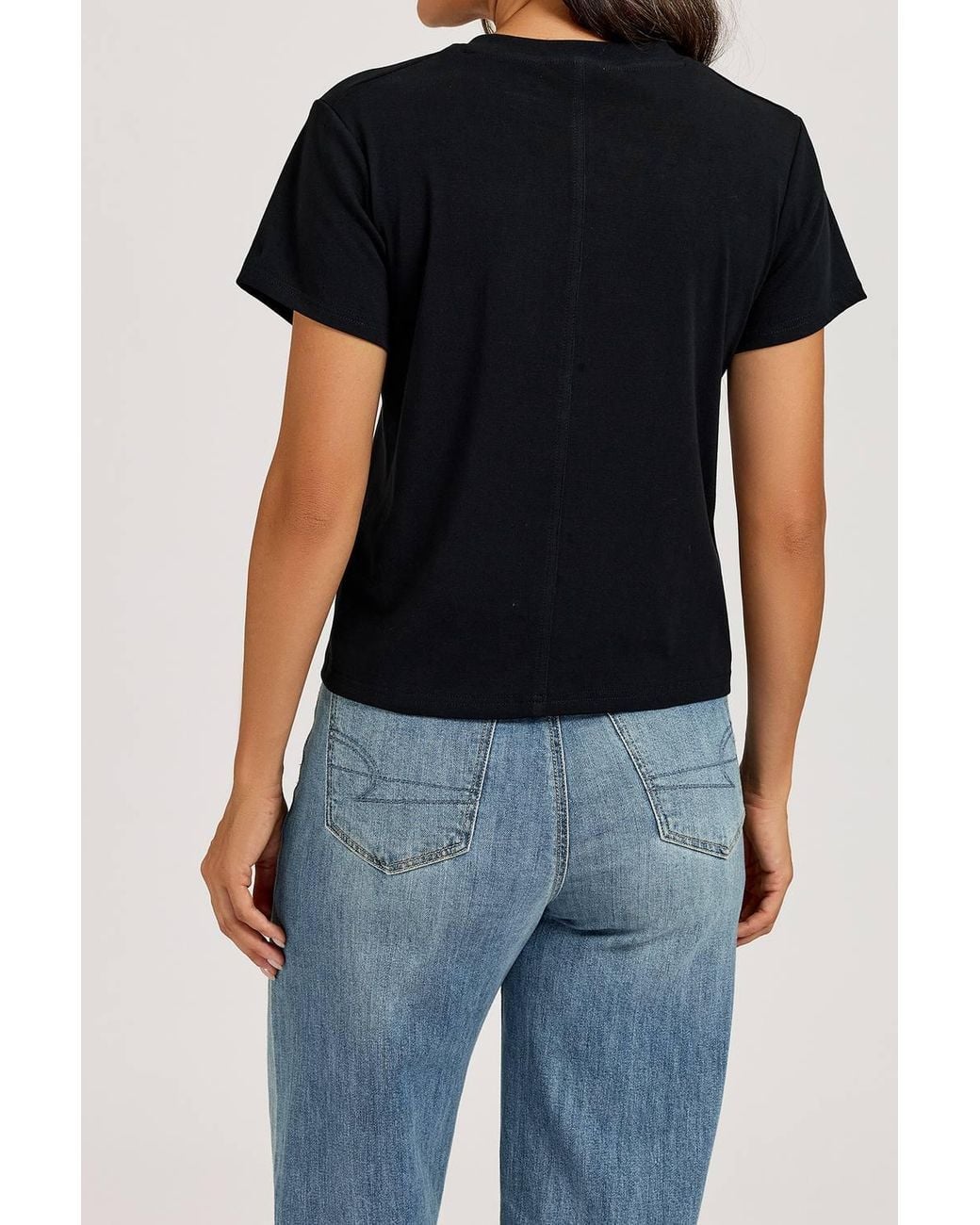 FS Collection Blue Short Sleeve Crew Neck T-Shirt