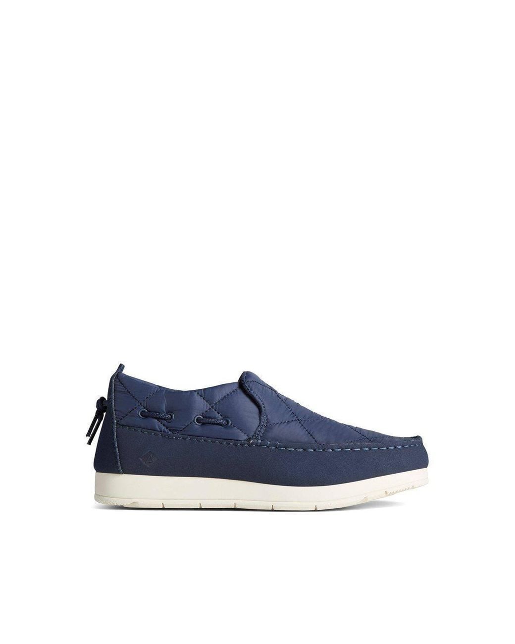 Sperry Top-Sider Blue 'Moc-Sider' Water-Resistant Suede Slip On Shoes