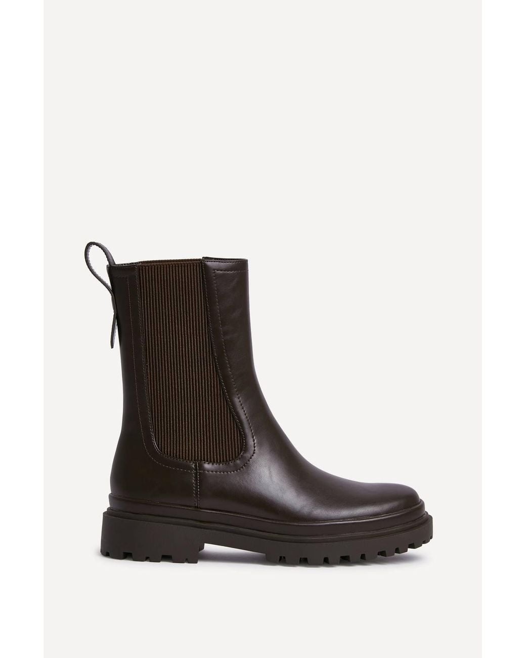 Linzi Black Command Chunky Chelsea Boots