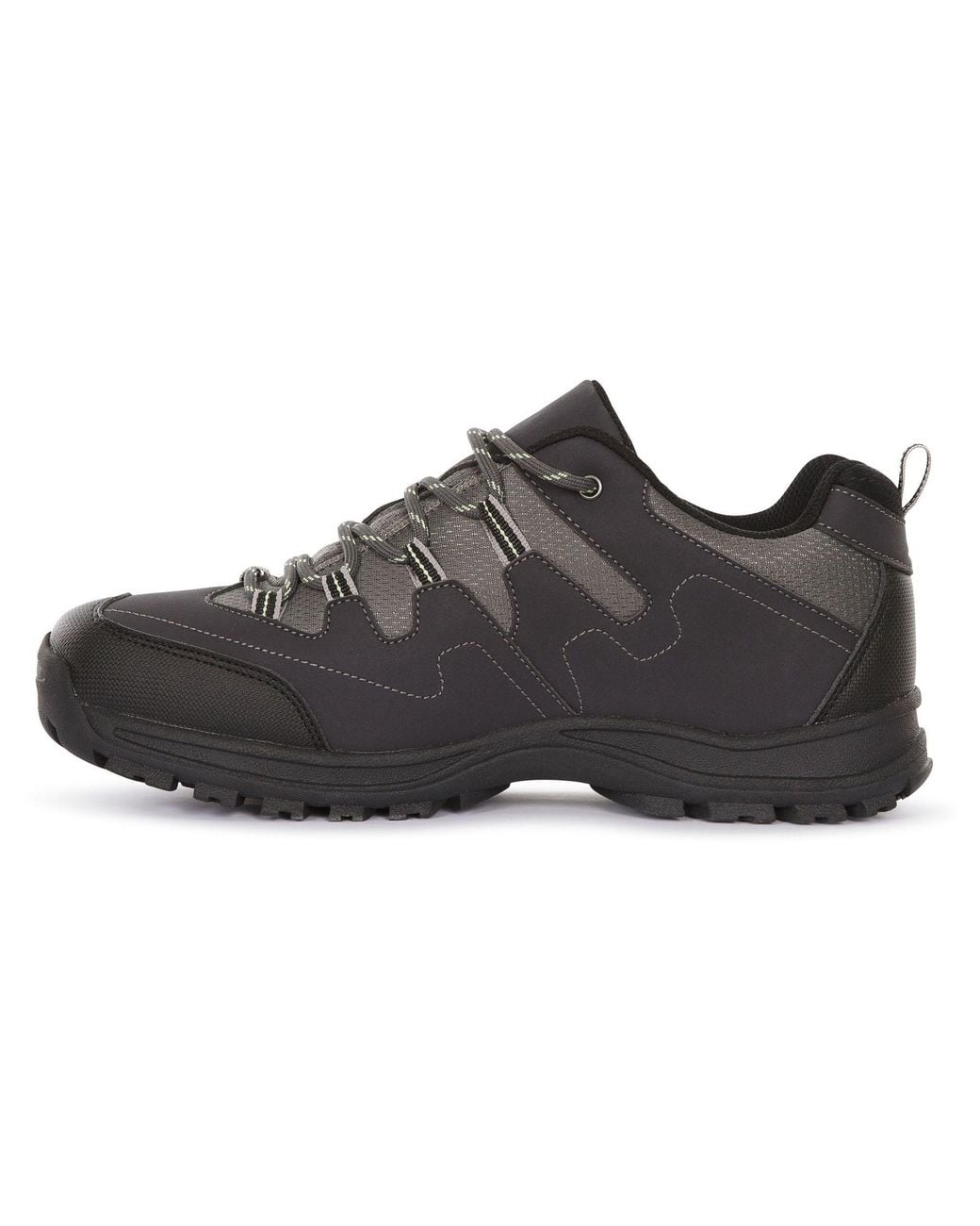 Trespass Black Finley Low Cut Hiking Shoes for men