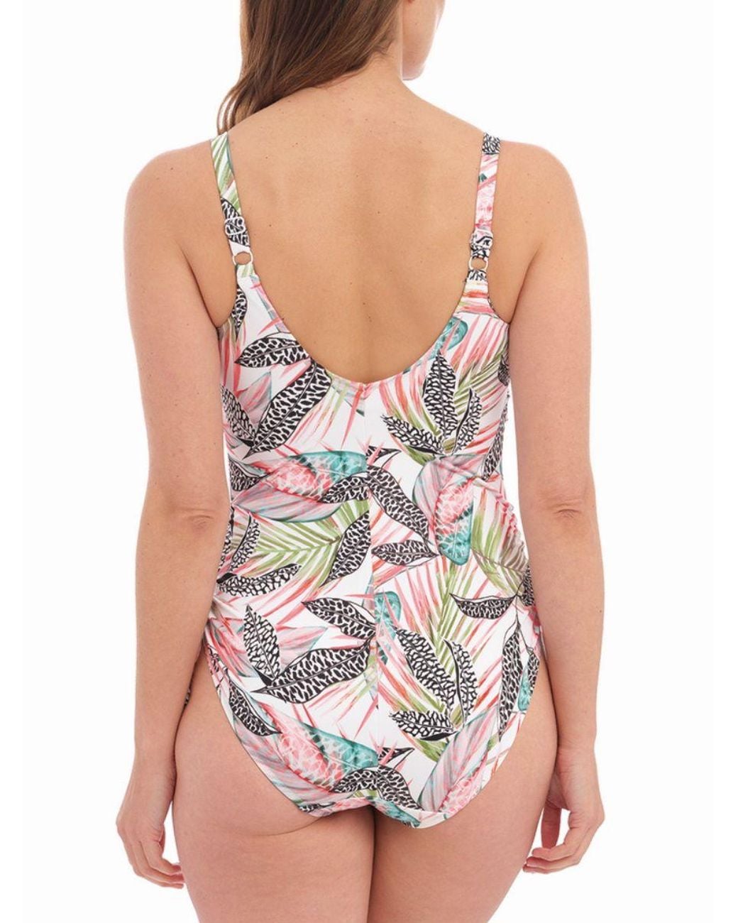 Fantasie Purple Tobago Twist Front Adjustable Leg Swimsuit