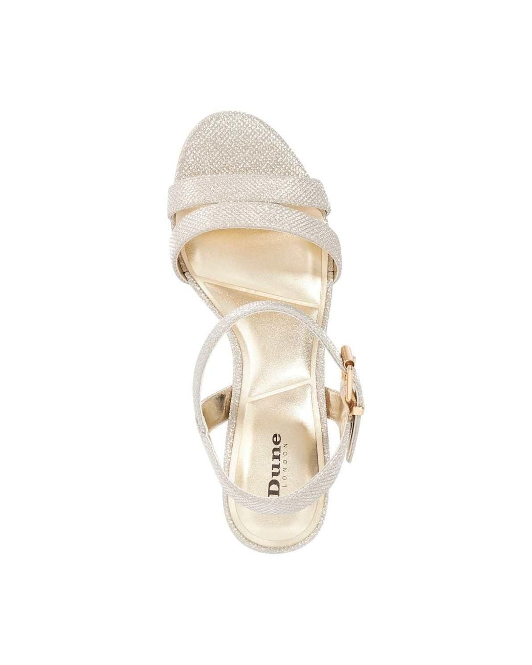 Dune White 'Merisa' Sandals
