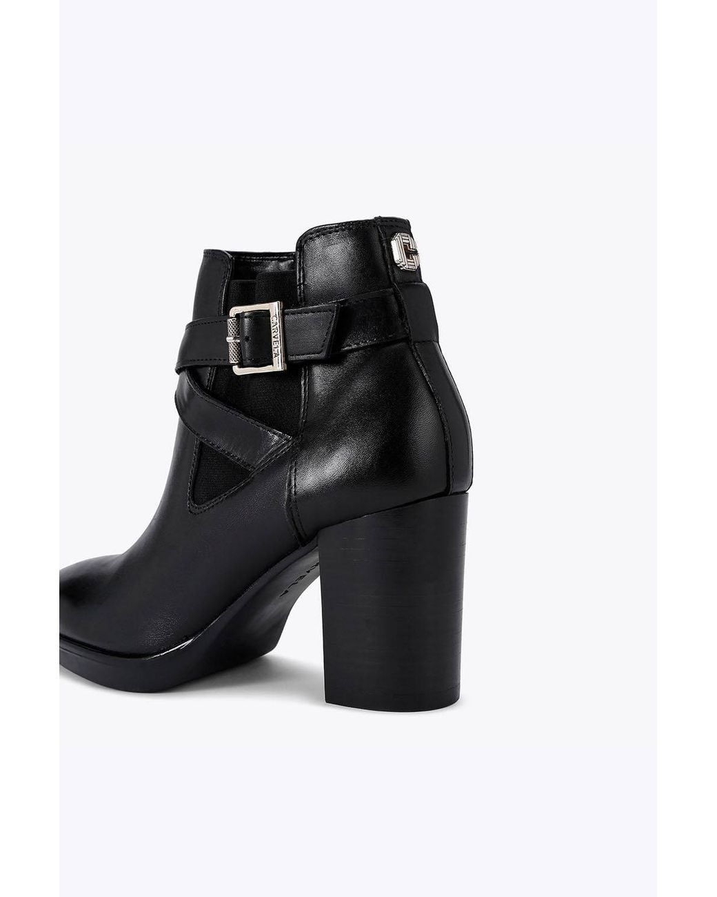 Carvela Kurt Geiger Black 2 Ankle Wide Fit' Leather Boots