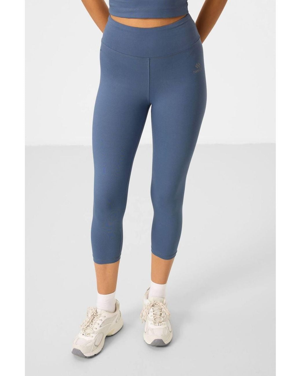TOMMY LIFE Blue Sleeveless Cotton Blend Active Set