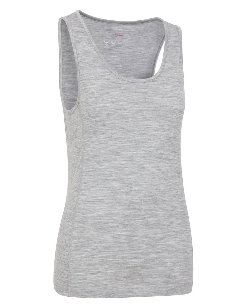 Mountain Warehouse Gray Breathable Isotherm Warm Cosy Merino Wool Outdoor Cami Tank Top