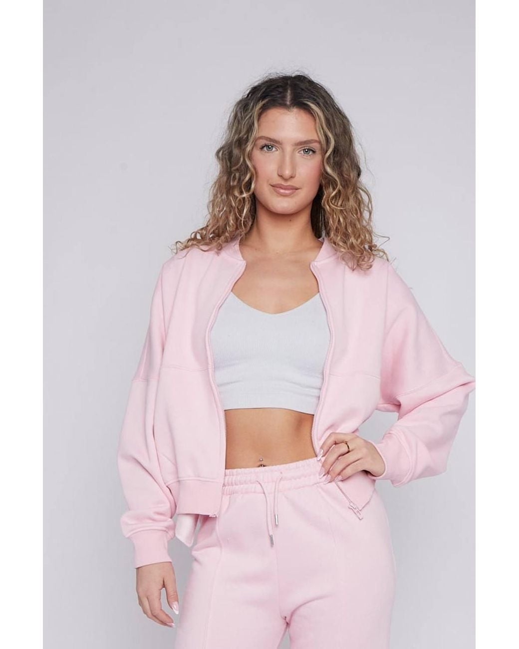 Stylewise Pink Fleece Zipper