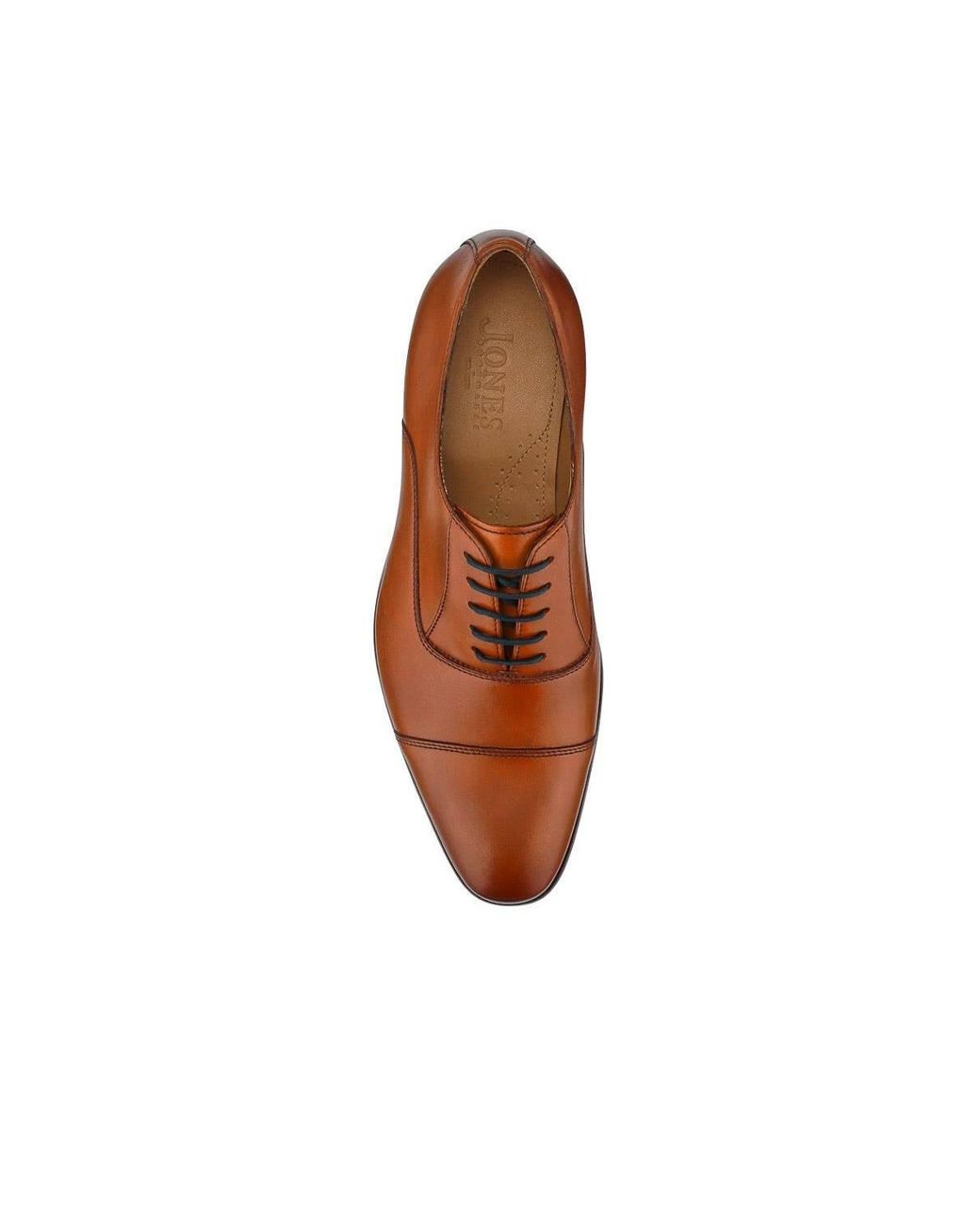 Jones Bootmaker Brown Marvin Leather Oxford Shoes for men