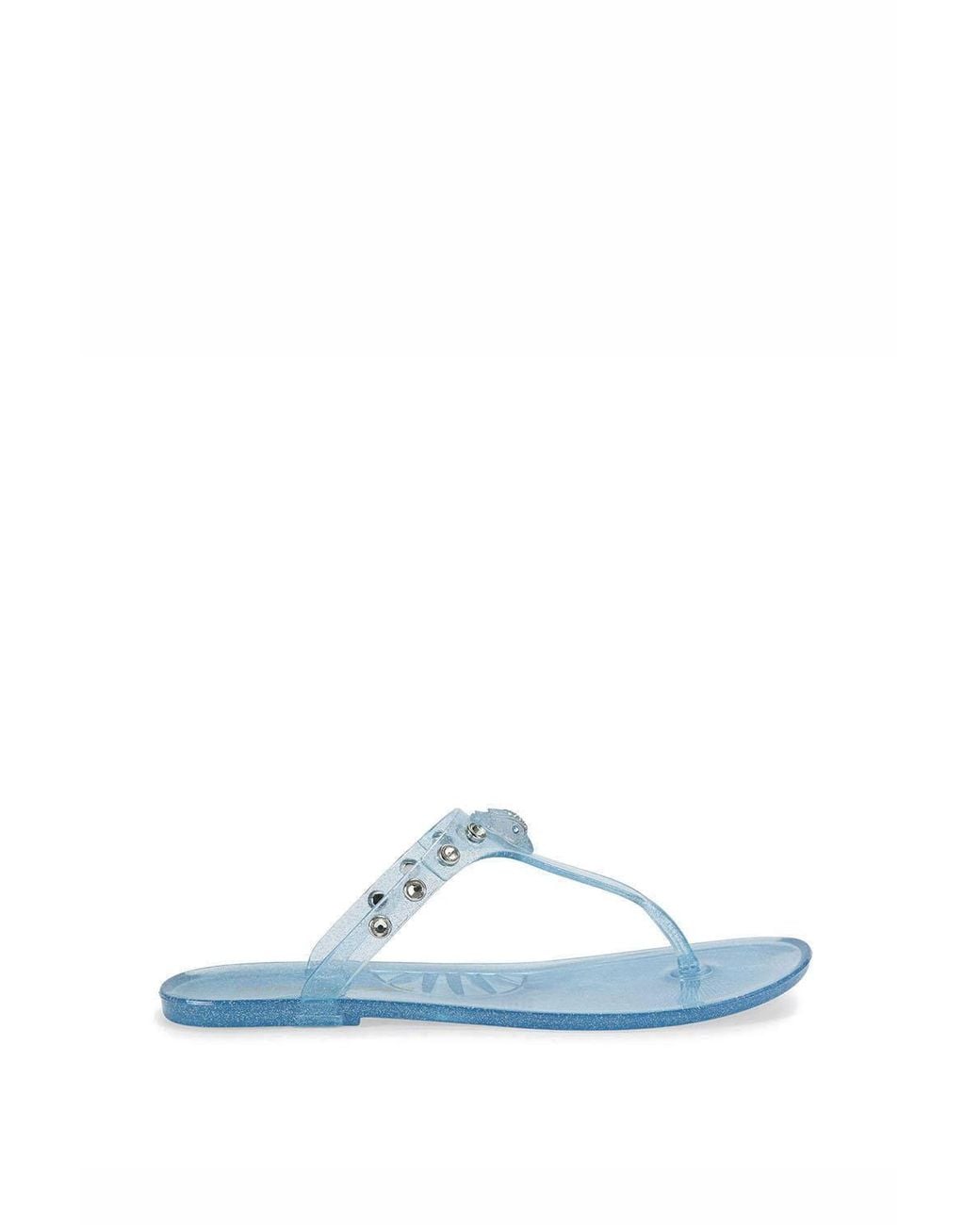 Kurt Geiger Blue 'Maddison T Bar' Sandals