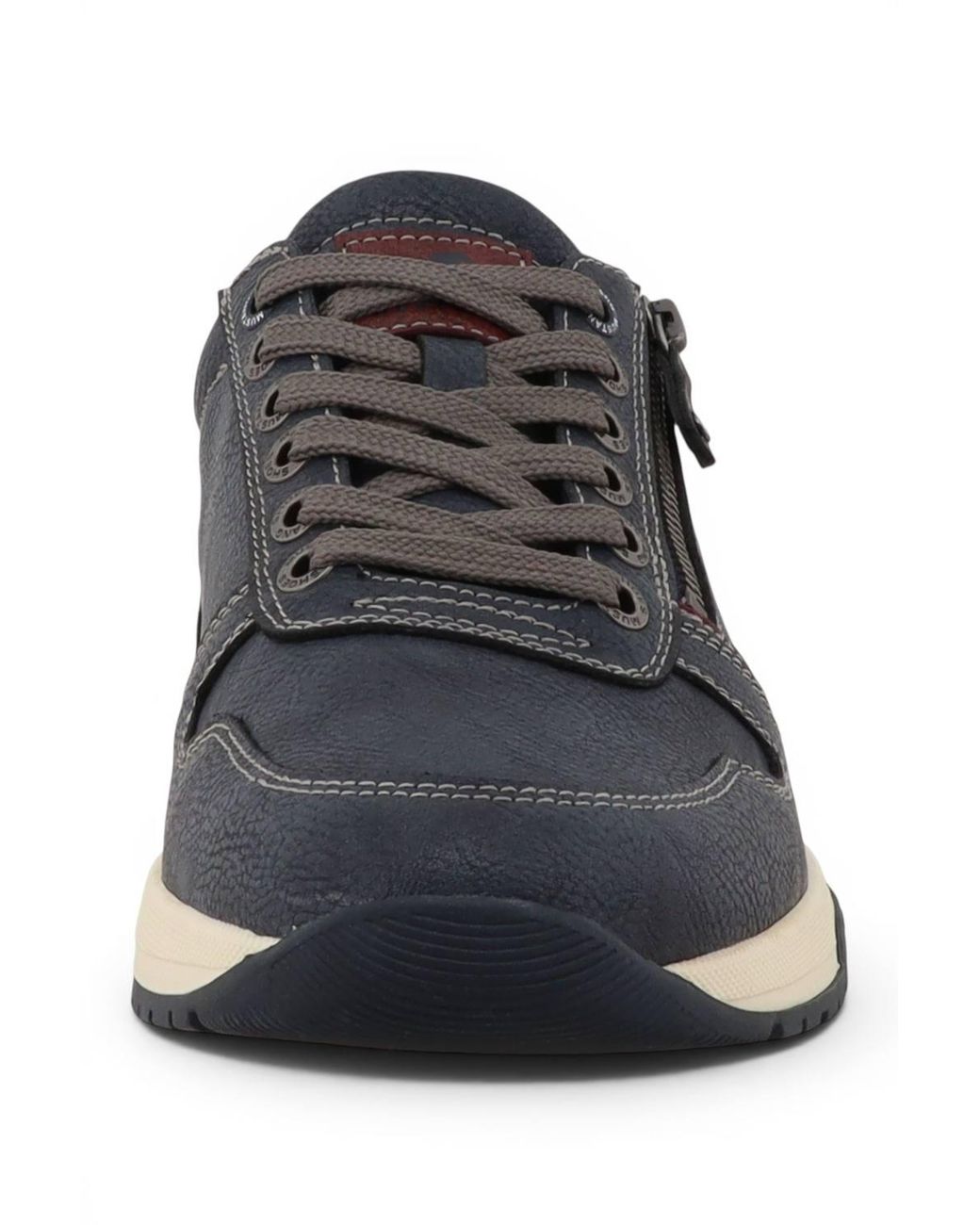 Infinity Leather Black Mustang Faux Leather Trainer Sneaker Shoes for men