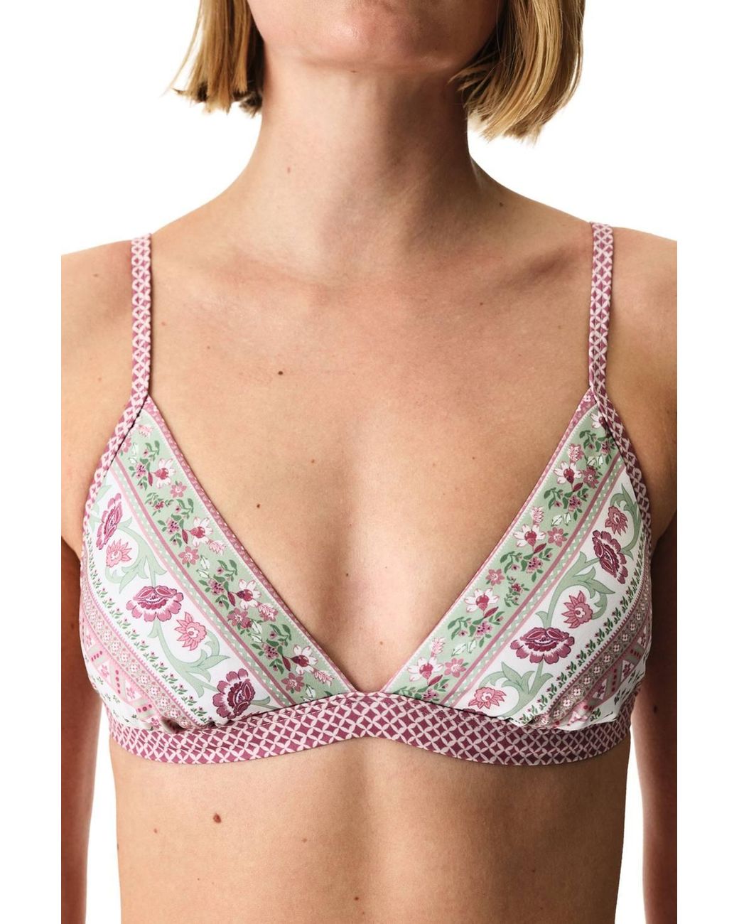 Penti Multicolor Liriane Triangle Fit Floral Bikini Top