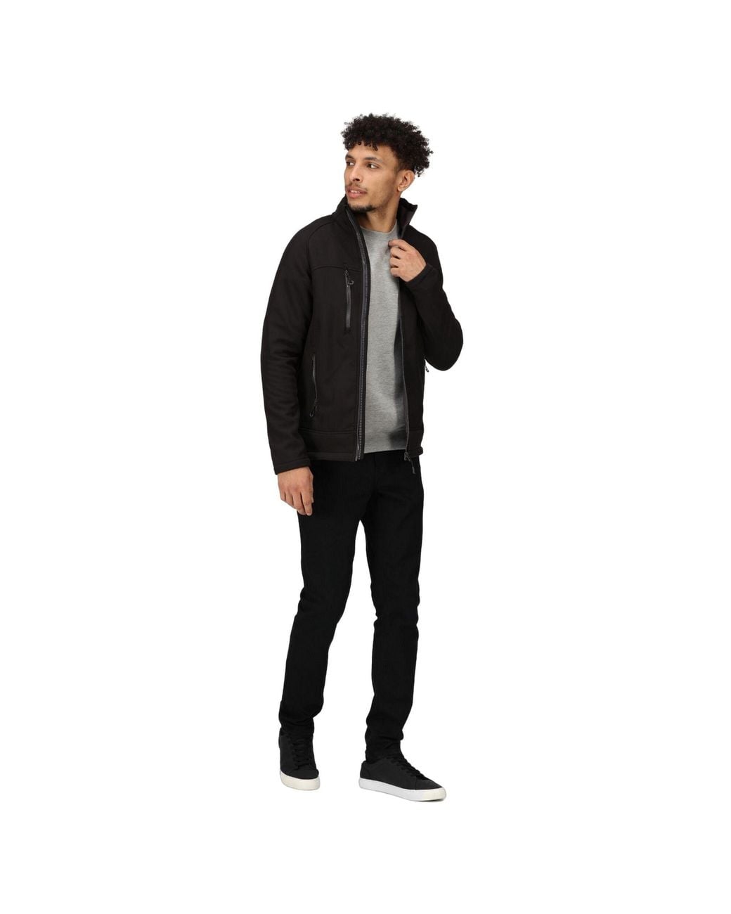 Regatta Black Soft Shell Jacket for men