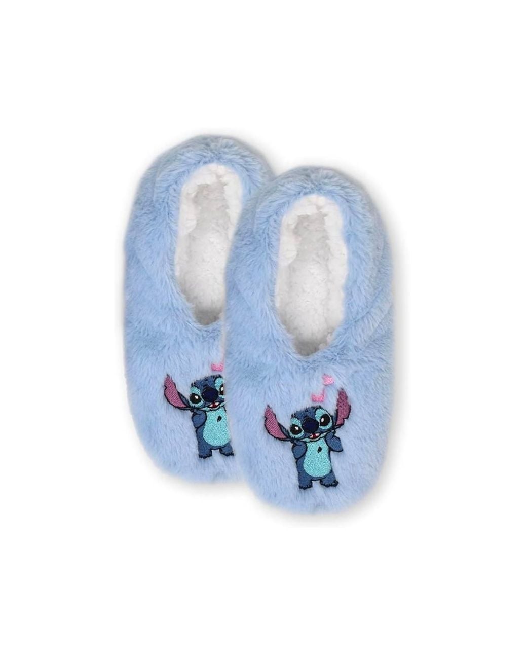 Disney Blue Lilo & Stitch Fluffy Slippers