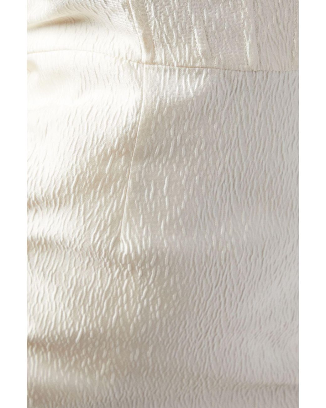 Coast White Statement Bow Bardot Bridal Mini Dress