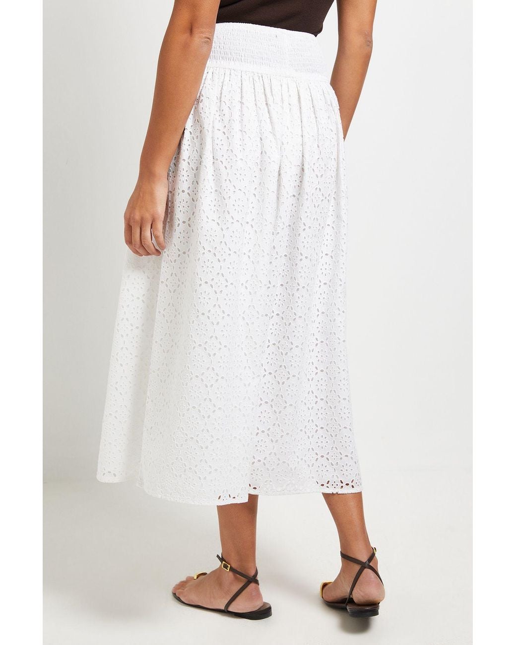 PRINCIPLES White Broderie Maxi Skirt