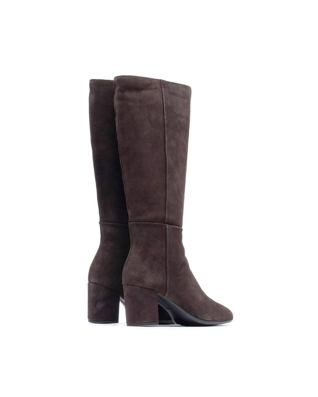 Hush Puppies Brown Oprah Suede Long Boot