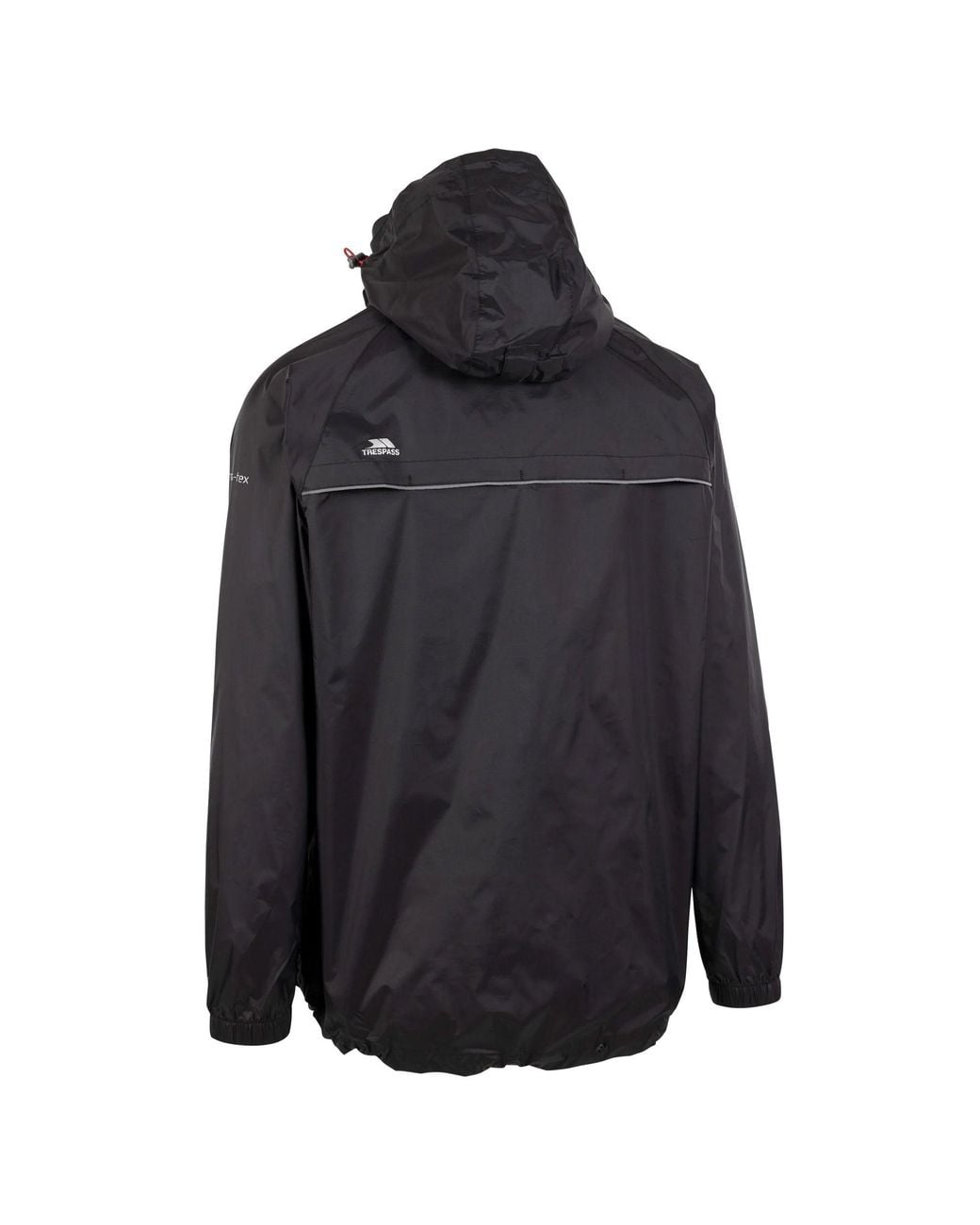 Trespass Black Qikpac X Packaway Jacket for men
