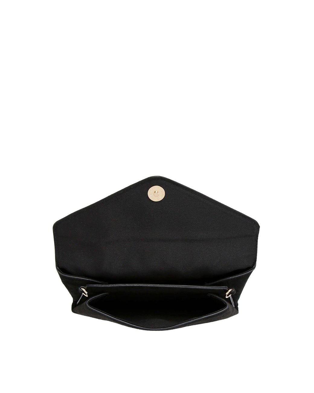 Carvela Kurt Geiger Black 'Megan Envelope Clutch' Suedette Bag