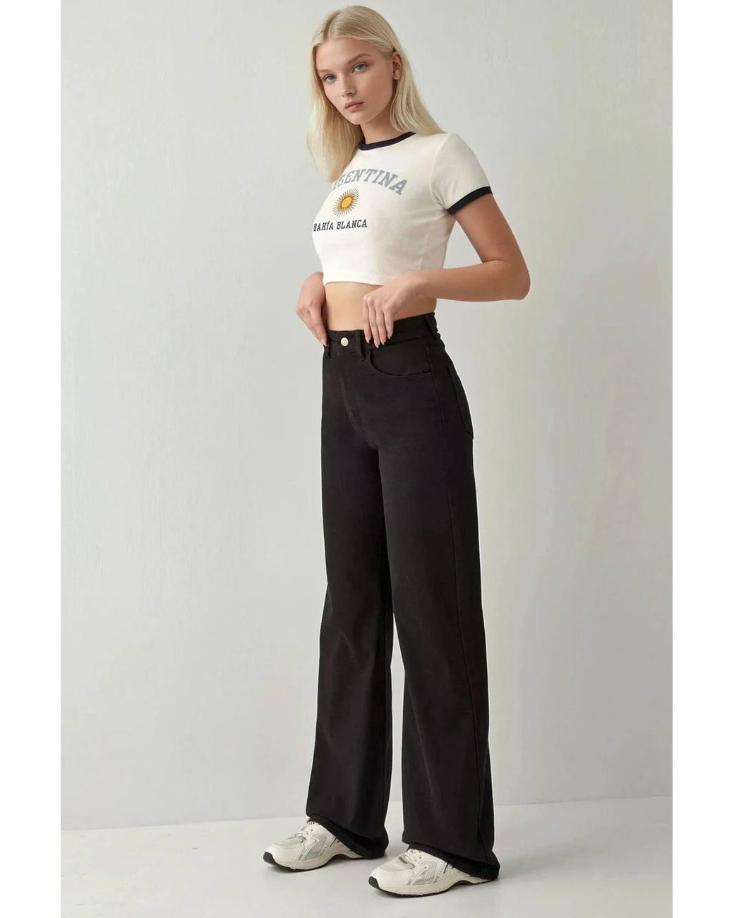 Hiccup Black Straight Leg Denim Jeans