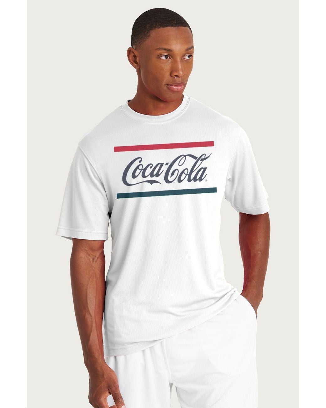 Coca Cola White Classic Colours T-Shirt for men