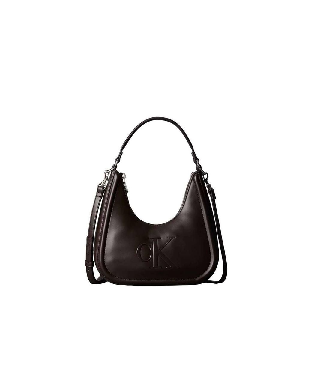 Calvin Klein Black Bold Ck Small Crescent Bag Delicioso