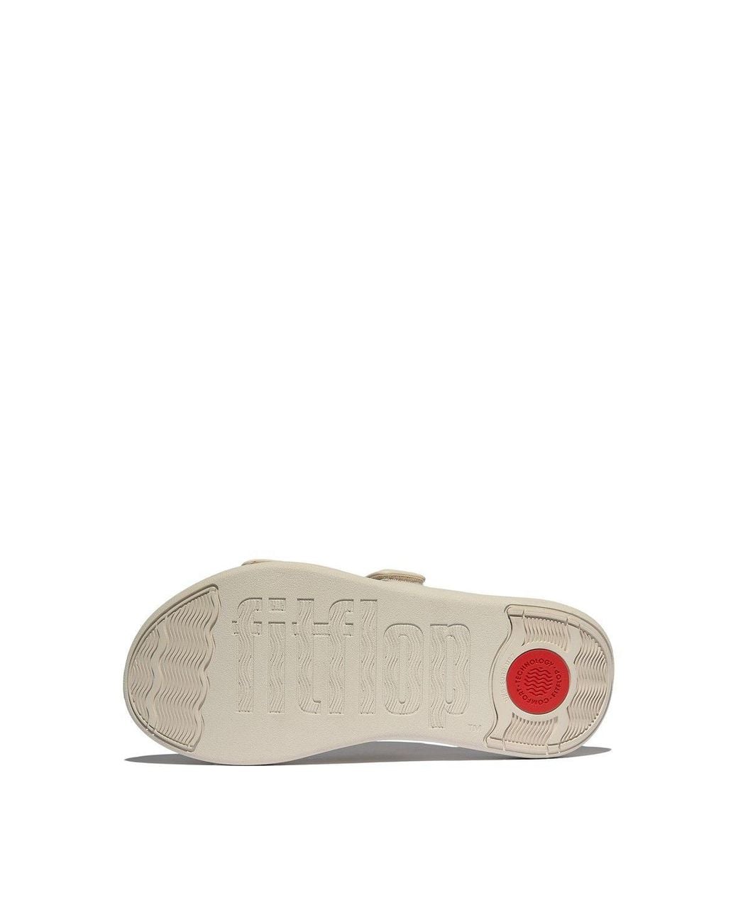 Fitflop White F-Mode Go Sandals
