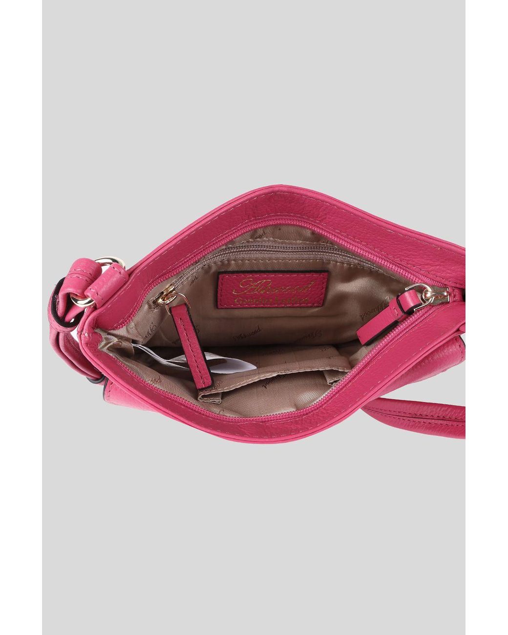 Ashwood Leather Pink 'Heaven' Real Leather Cross Body Bag