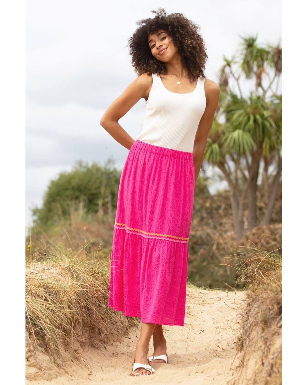 Kite Pink Dorchester Ribbed Vest Off