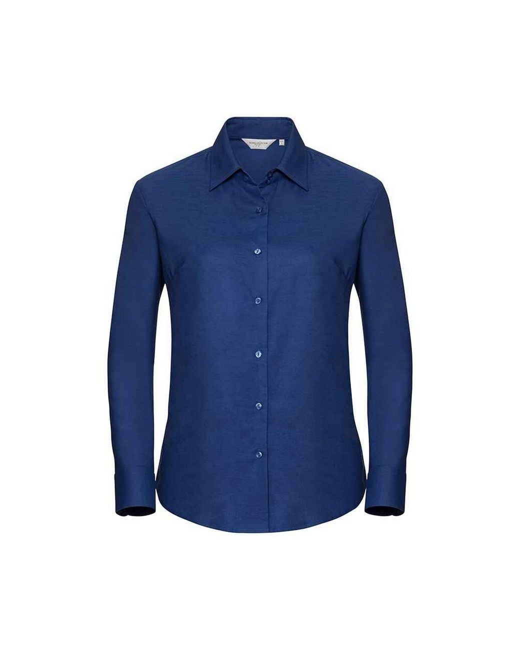 Russell Collection Blue Oxford Long-Sleeved Shirt