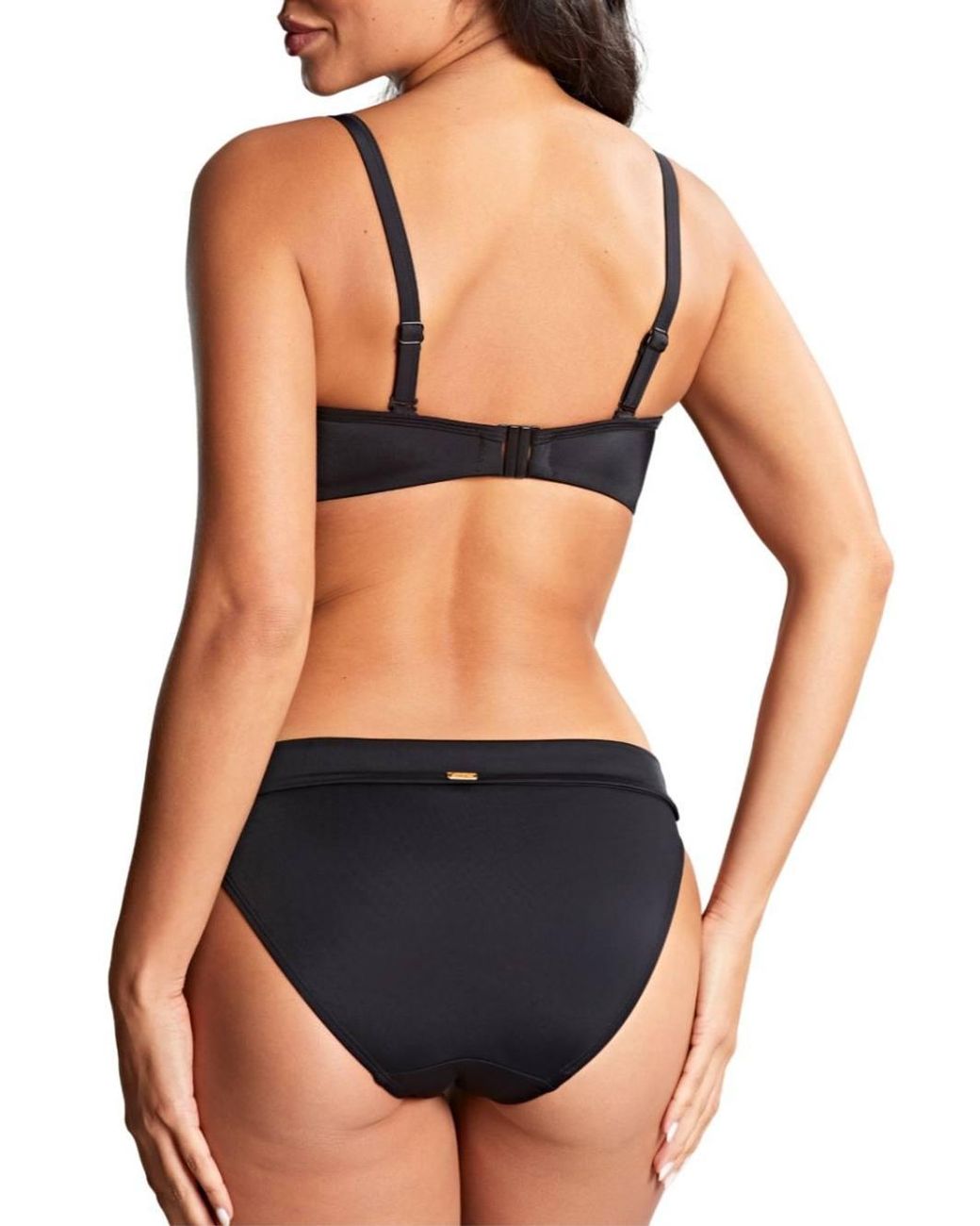 Panache Black Anya Riva Fold Bikini Brief