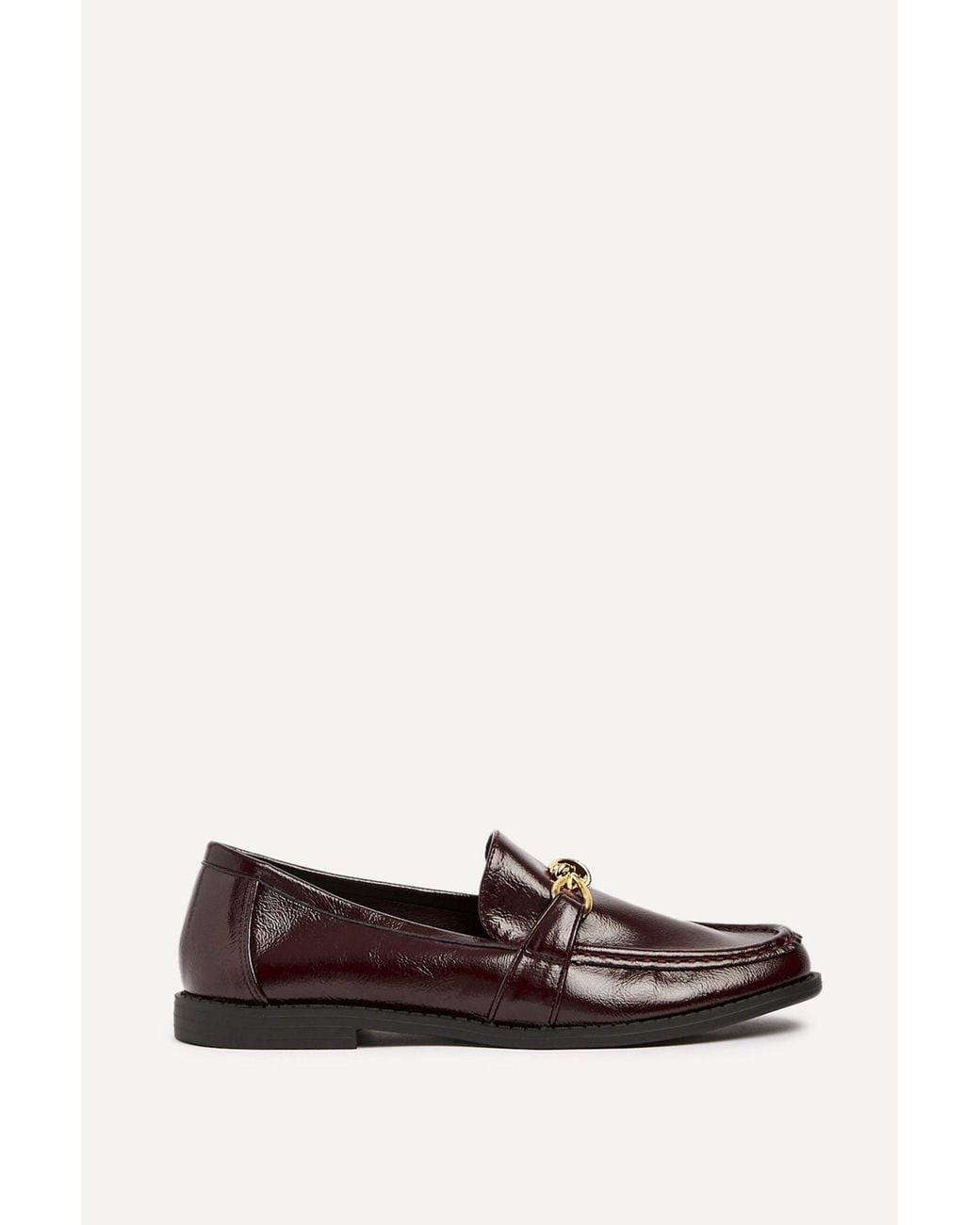 Linzi White Affluent Faux Leather Loafers